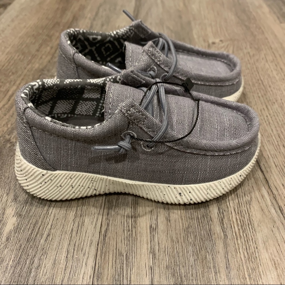 Crevo Ronnie loafers grey Unisex Infant 6 Lace Up shoes baby